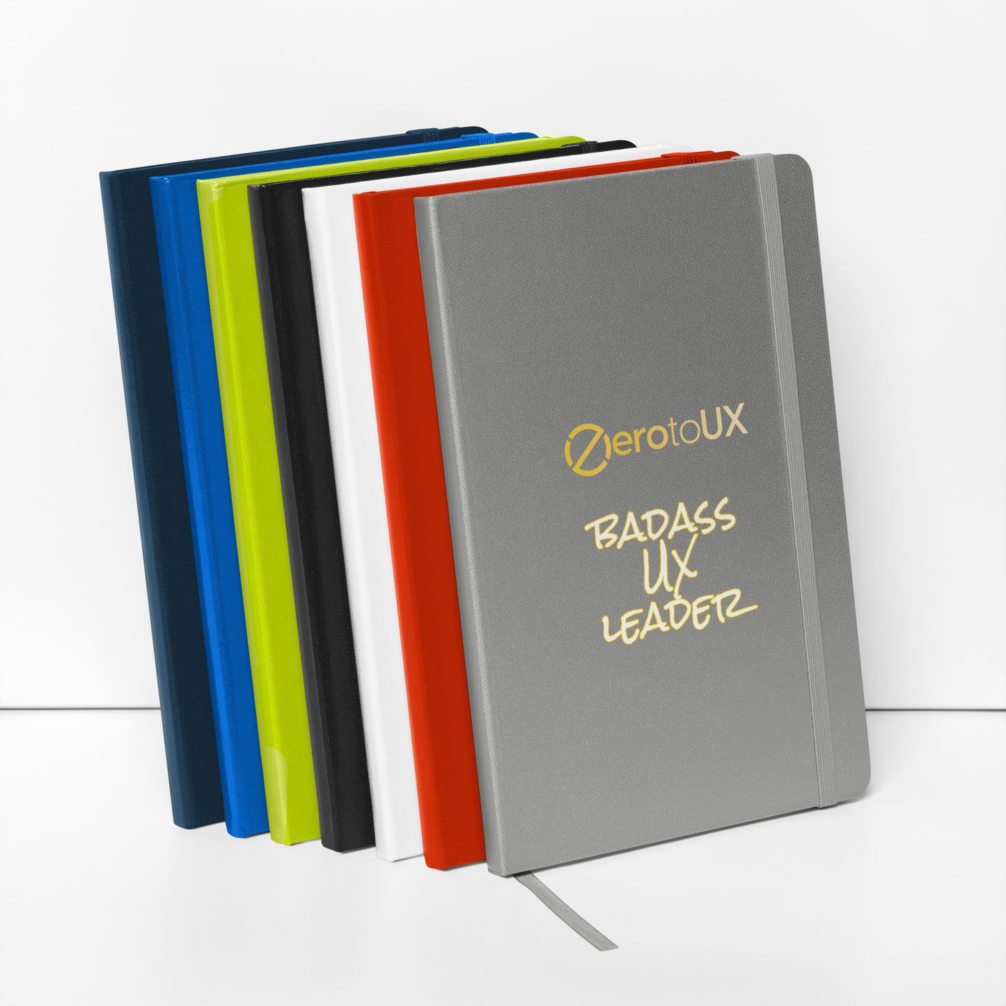 Zero to UX Badass UX Leader Hardcover bound notebook