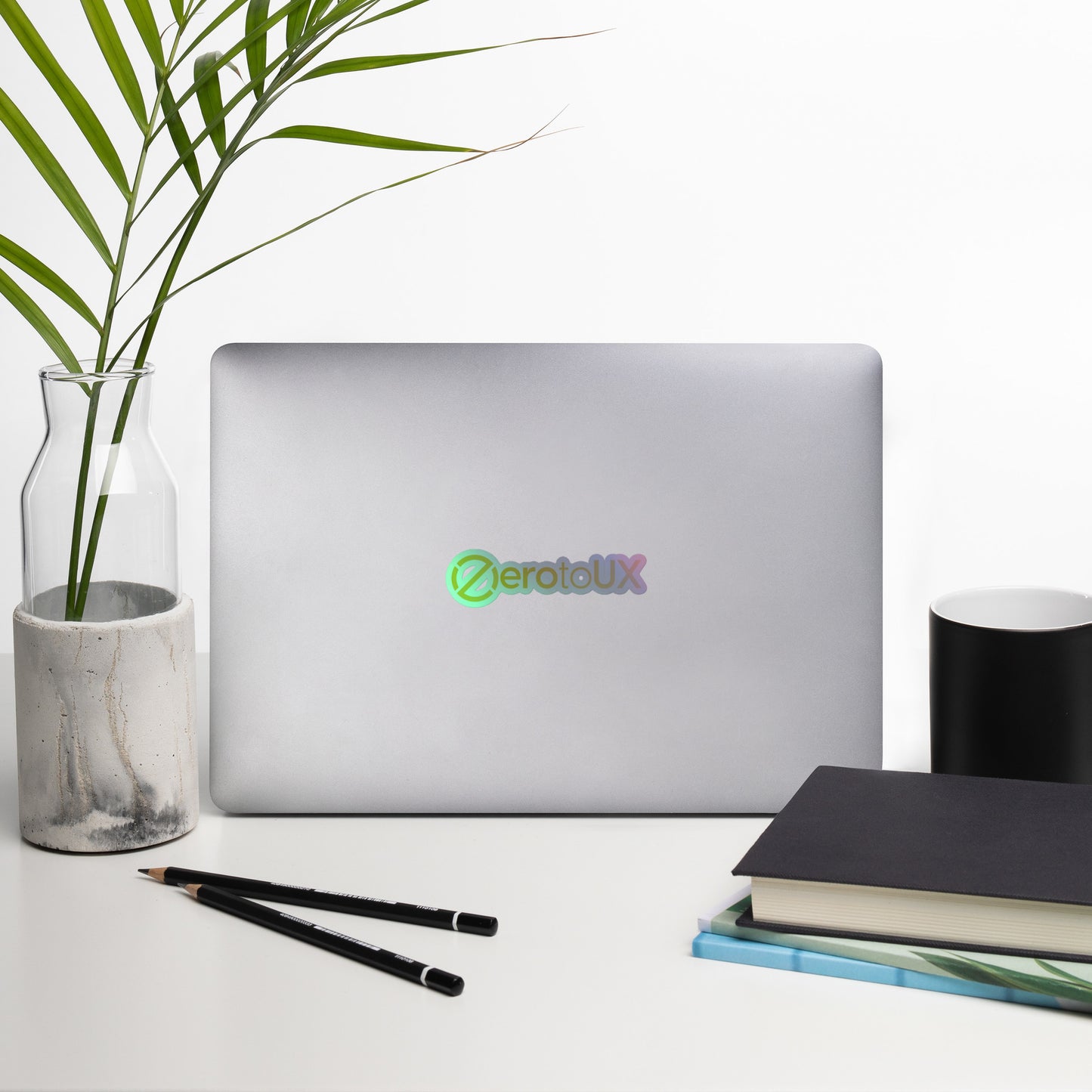 Zero to UX Holographic sticker
