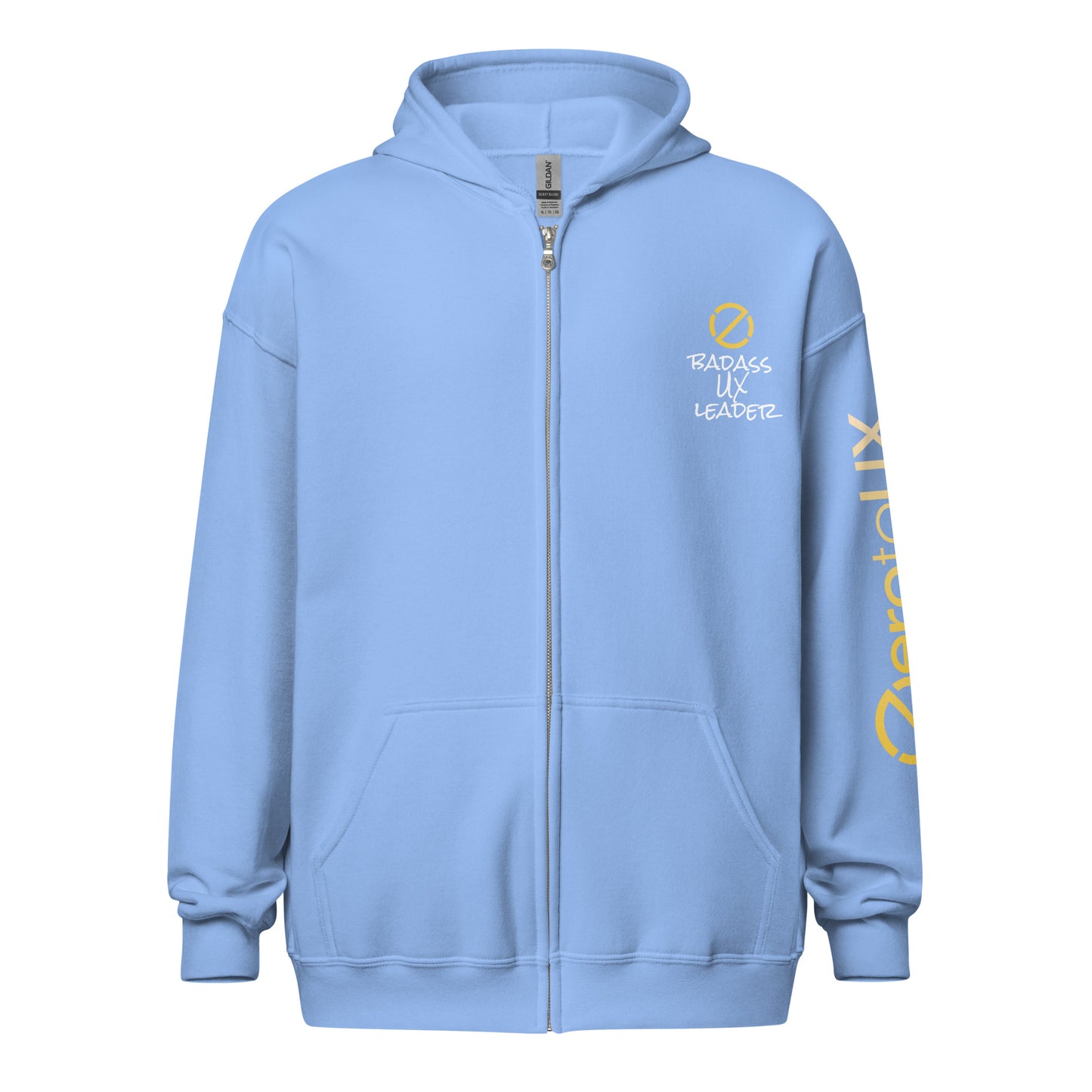 Zero to UX Badass UX Leader Unisex heavy blend zip hoodie