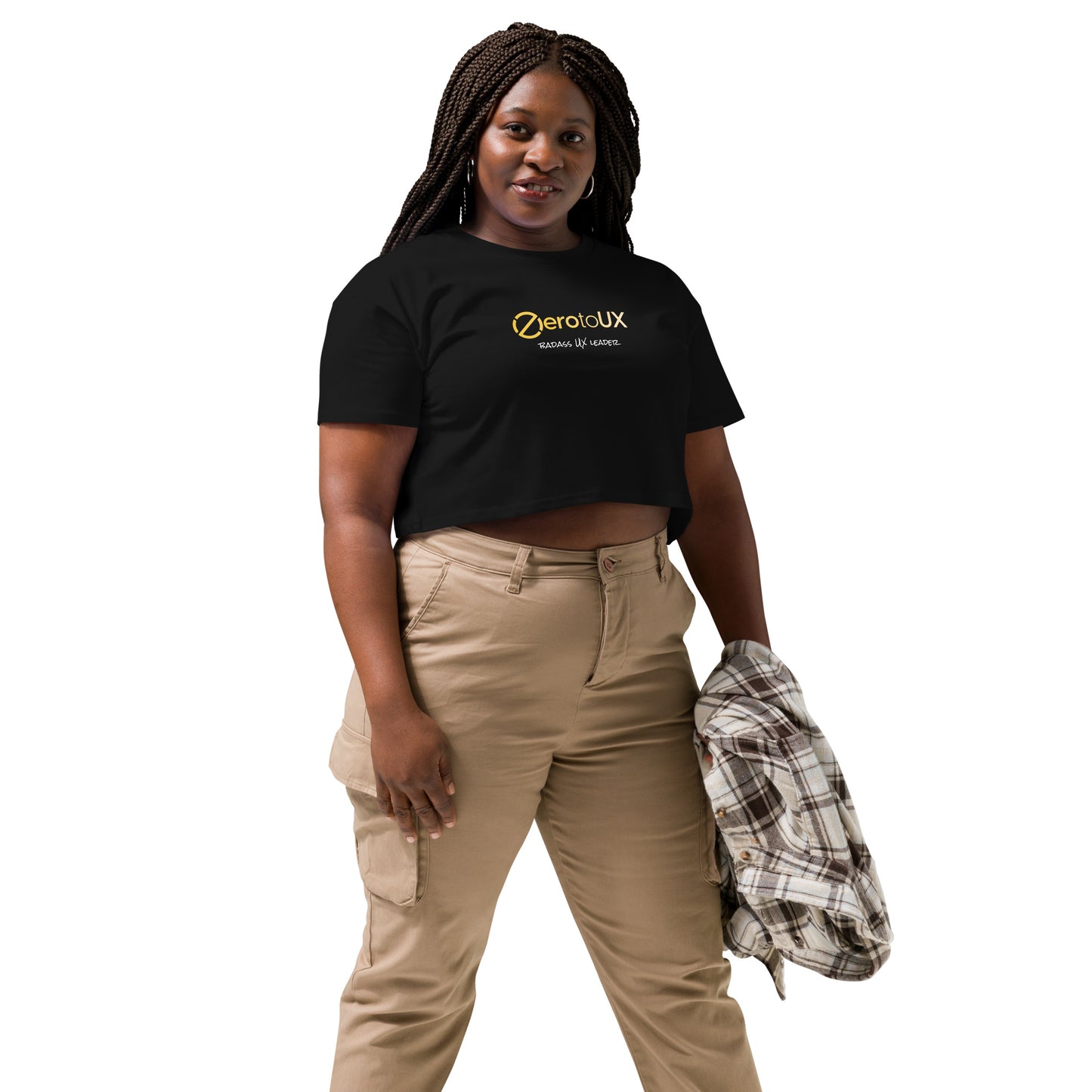 Zero to UX Badass UX Leader Women’s crop top