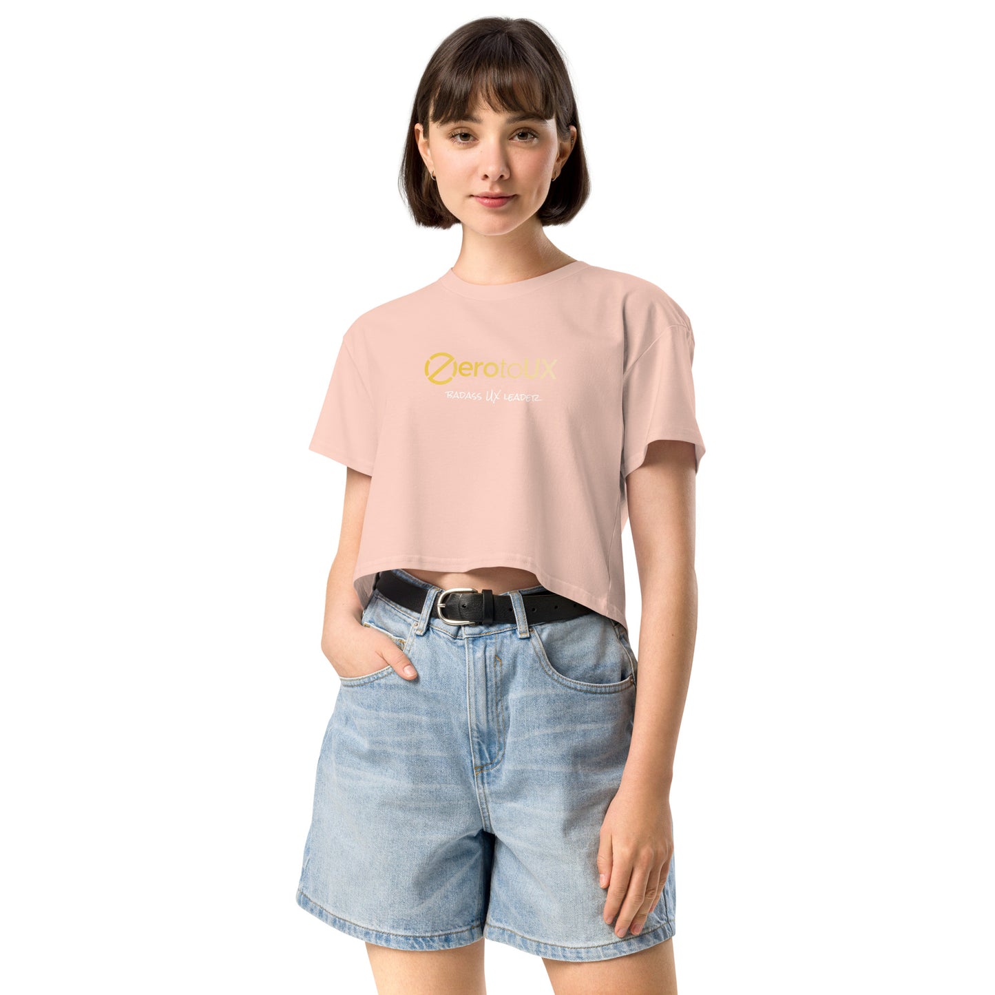 Zero to UX Badass UX Leader Women’s crop top